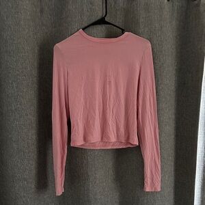 Pink Long Sleeve Women's Top